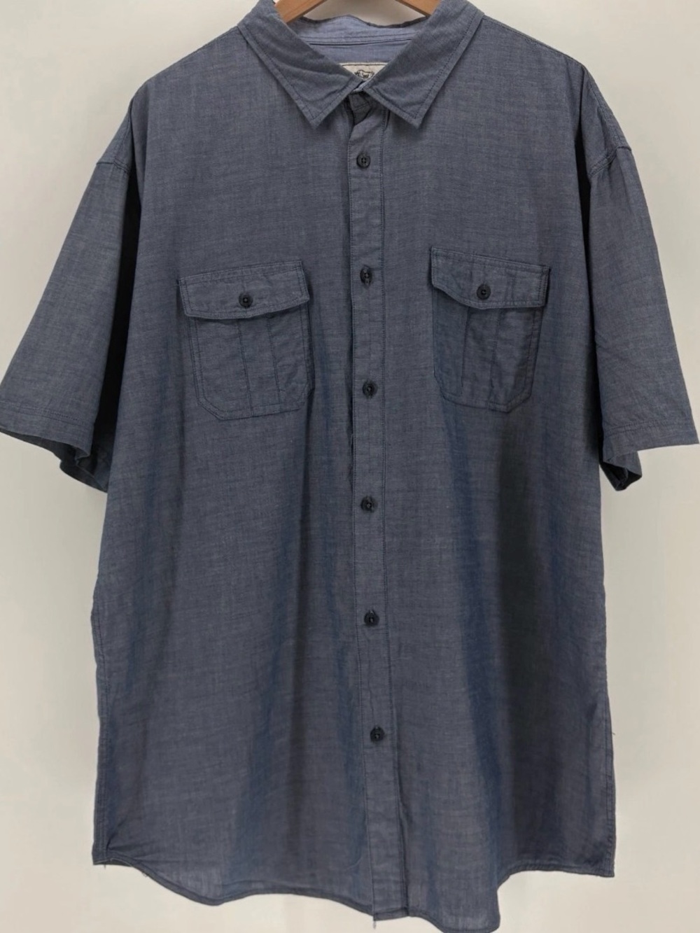 Ecko Unltd Button-Up Shirt Mens 3XL Short Sleeve Black Hip-hop Y2K Cotton